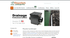 Desktop Screenshot of houstonlandscapepros.com